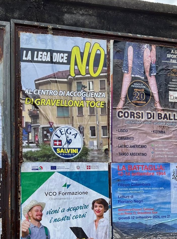 La Lega si oppone al centro migranti a Gravellona