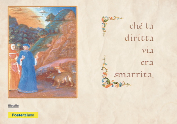 Poste Italiane, una cartolina per celebrare Dante Alighieri