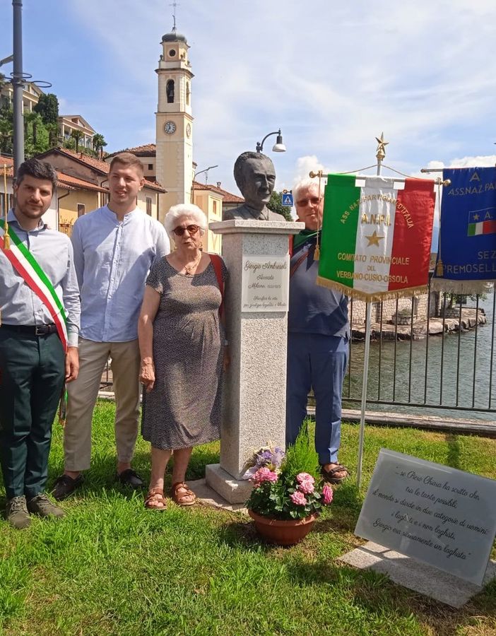 Ghiffa ha ricordato Giorgio Ambrosoli nel 45esimo anniversario dalla morte FOTO