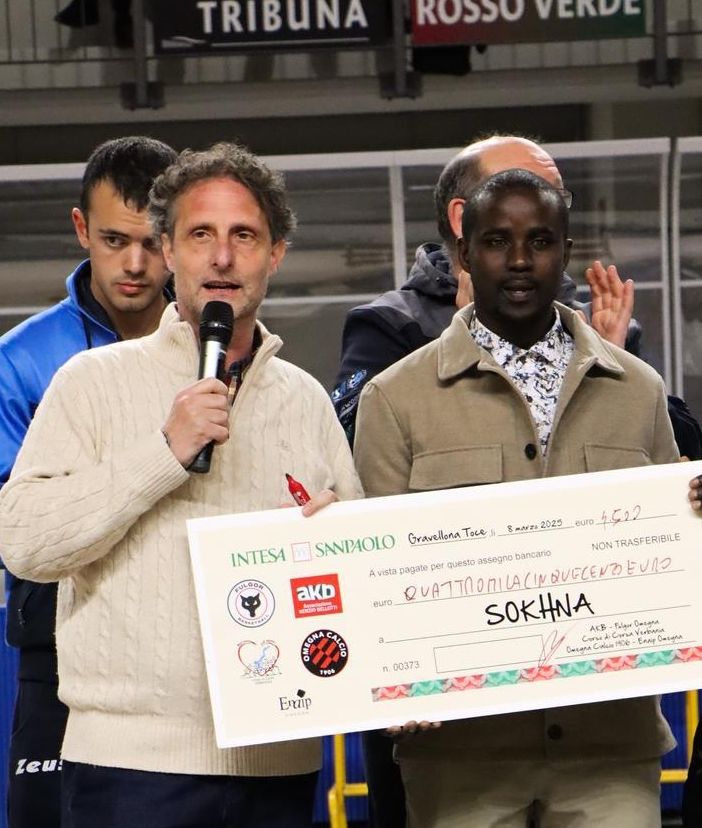 Paffoni e Kenzio Bellotti campioni di solidarietà: consegnati 5000 euro in beneficienza