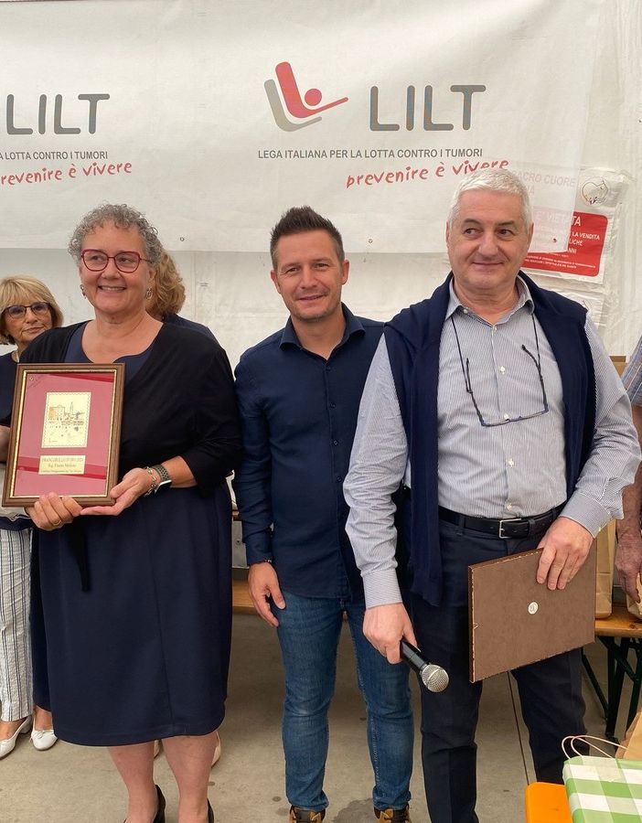 Fausto Melloni premiato con il Francobollo d'oro