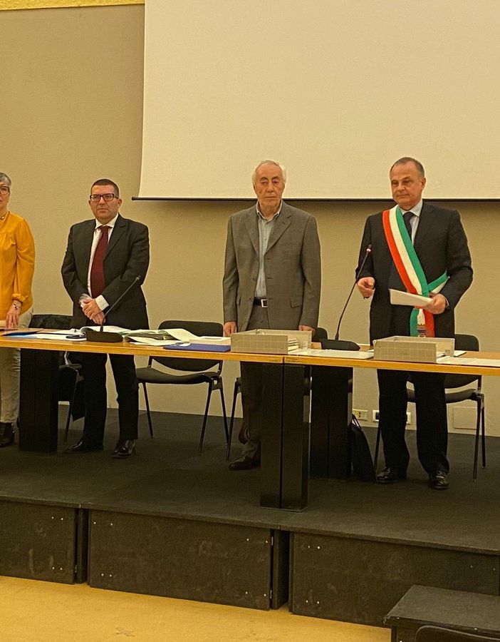 Primo consiglio comunale per il neo sindaco Daniele Berio. FOTO