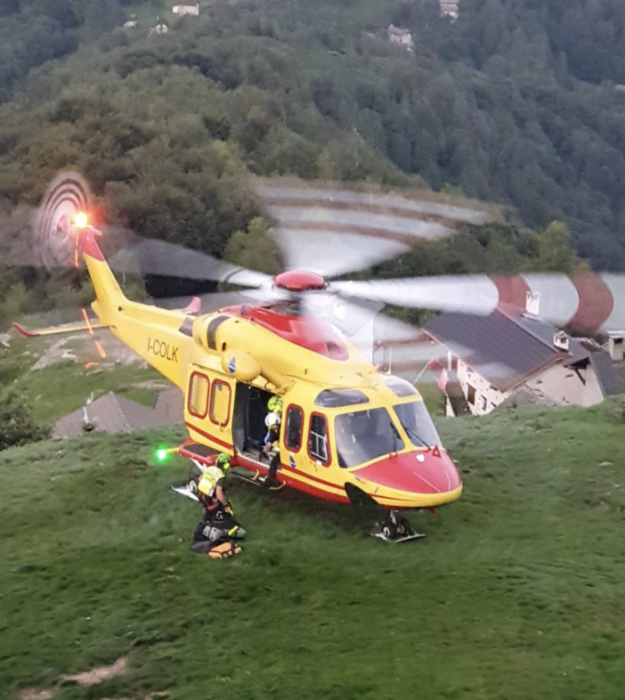 Cade in un dirupo a Cavaglio Spoccia, grave un 45enne