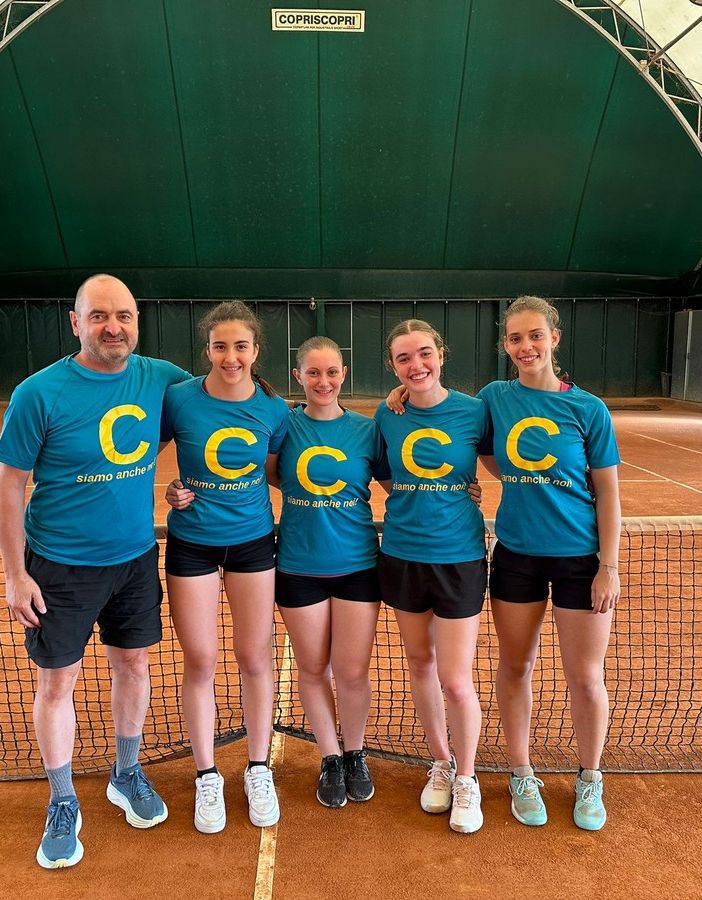 La formazione femminile del tennis Ghiffa sale in Serie C