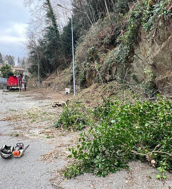 Via ai lavori di messa in sicurezza di via Moschio a Bagnella FOTO