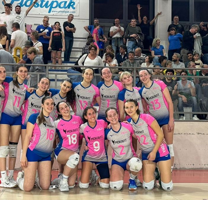 Trwe punti importanti per Mokavit Rosaltiora contro Volley Cigliano