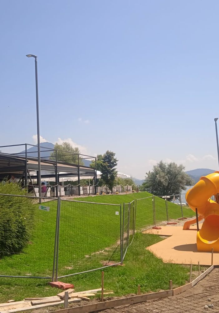 Tutto pronto per l'inaugurazione del parco giochi inclusivo al Maggiore