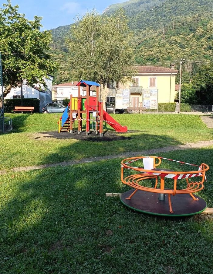 Completata la riqualificazione del parco giochi di Pedemonte