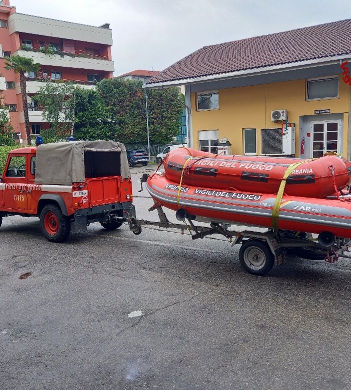 Vigili del fuoco, dal Vco in Emilia per prestare soccorso alla popolazione alluvionata
