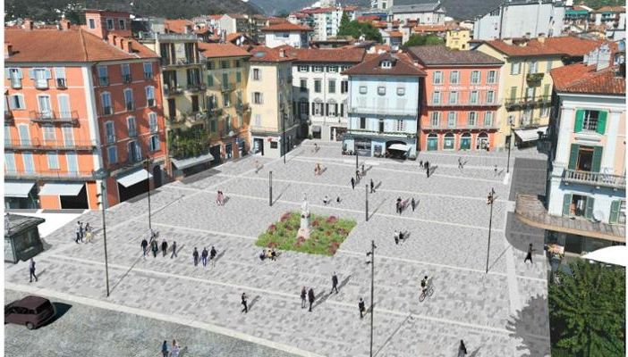 Nuova piazza Ranzoni a Intra, probabile via ai lavori a novembre
