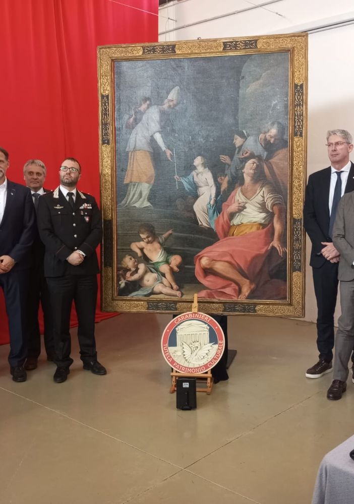Recuperato il quadro rubato a Stresa nel 2009: era in una galleria d'arte di Monaco di Baviera FOTO