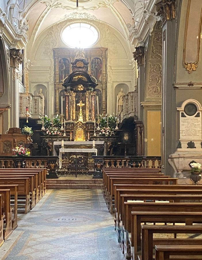 Restauro della Collegiata di Sant'Ambrogio ad Omegna  FOTO