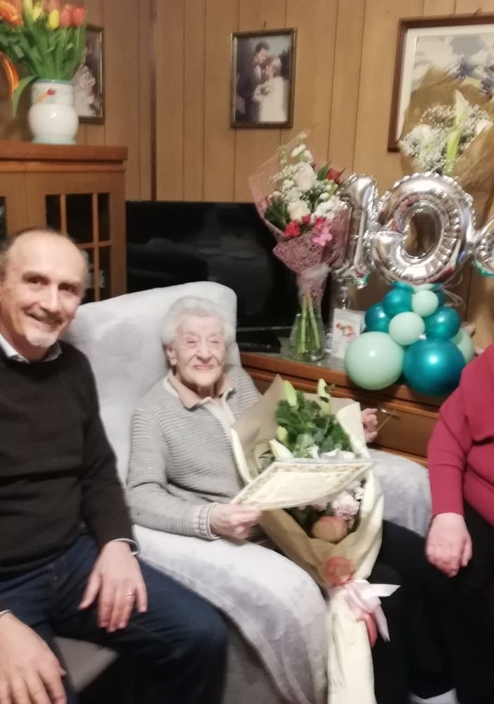 Rosa Bastenti è la donna più anziana del Vco: spegne 104 candeline