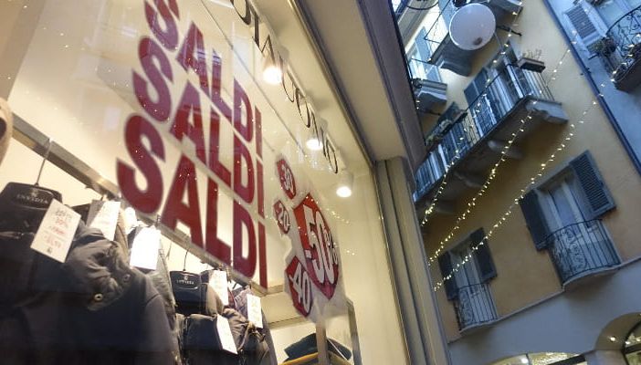 Saldi a Verbania, i commercianti si dichiarano moderatamente soddisfatti