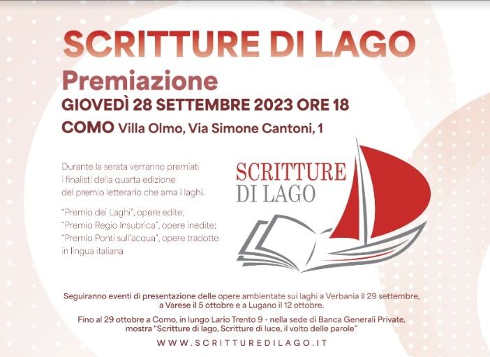 Scritture di Lago, si svelano i vincitori: tutti gli appuntamenti