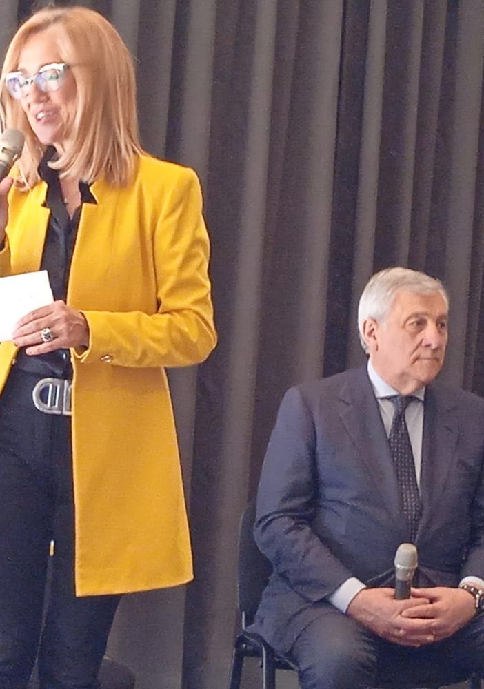 Tajani a Verbania a sostegno di Mirella Cristina FOTO