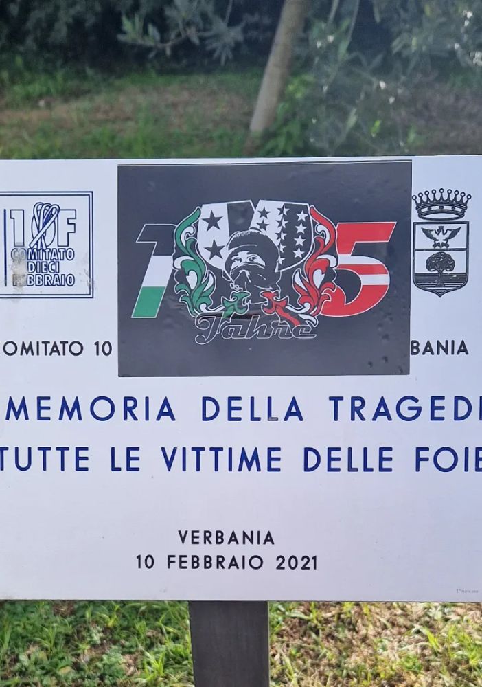 Vandalizzata la targa in ricordo delle vittime delle foibe