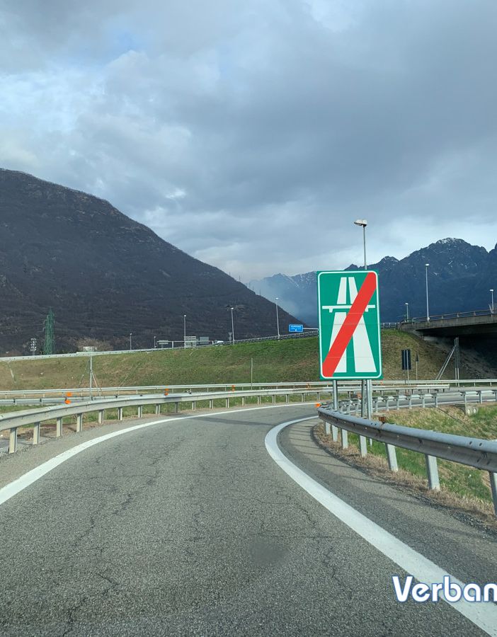 Chiusura sulla A26 tra Romagnano Sesia e Borgomanero in direzione Gravellona