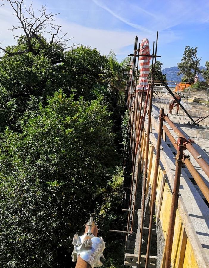A Villa San Remigio si lavora per riqualificare le terrazze esterne