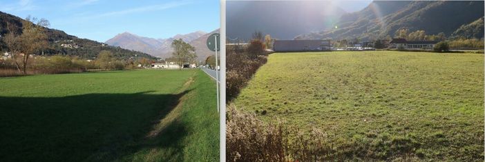 La zona proposta da Villadossola per realizzare il nuovo ospedale