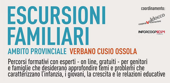 Infanzia e adolescenza, incontri formativi on line rivolti ai genitori