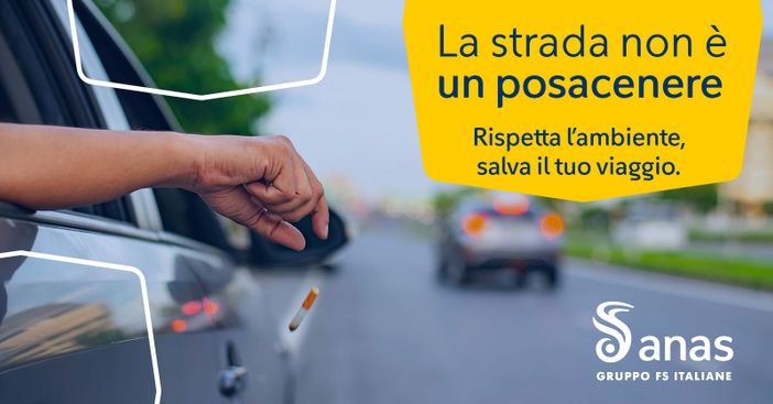 “La strada non è un posacenere”. Al via la nuova campagna Anas contro il rischio incendi  VIDEO “La strada non è un posacenere”. Al via la nuova campagna Anas contro il rischio incendi  VIDEO