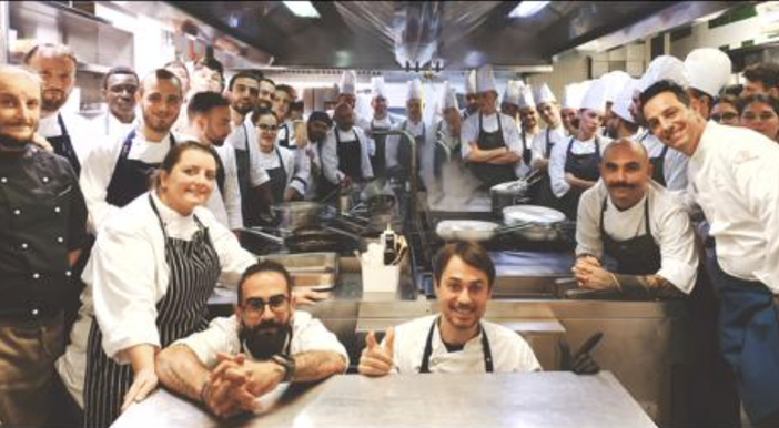Un successo la cena stellata a scopo benefico sul Lago d'Orta Un successo la cena stellata a scopo benefico sul Lago d'Orta