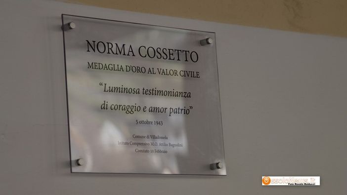 Una targa a Norma Cossetto, per non dimenticare tutte le tragedie delle guerre   FOTO Una targa a Norma Cossetto, per non dimenticare tutte le tragedie delle guerre   FOTO
