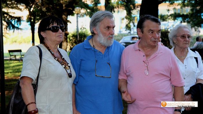 Foto: Luisa Morgantini con i fratelli Roberto e Ilario Foto: Luisa Morgantini con i fratelli Roberto e Ilario