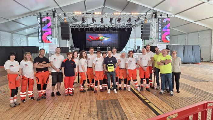 Soccorso in festa, Salvatore Ranieri dona un defibrillatore di ultima generazione