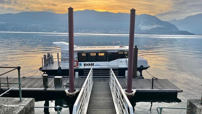 La barca elettrica effettua oggi il suo primo viaggio