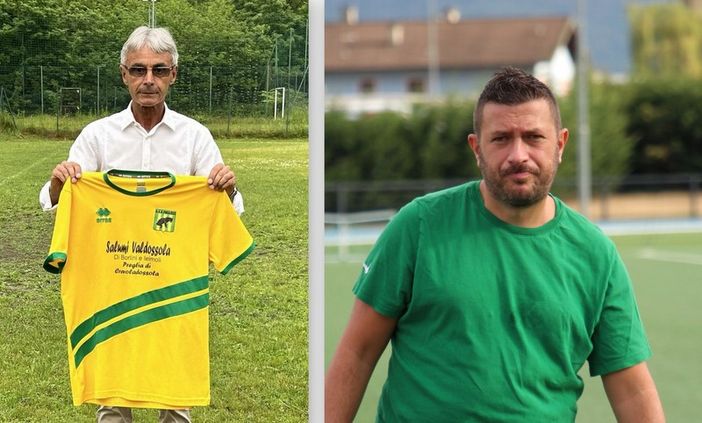 Foto: gli allenatori Gianni Lipari (Pregliese) e Davide Daoro (Montecrestese) Foto: gli allenatori Gianni Lipari (Pregliese) e Davide Daoro (Montecrestese)