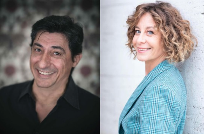 Emilio Solfrizzi e Carlotta Natoli al Maggiore con "L' Anatra all'arancia" Emilio Solfrizzi e Carlotta Natoli al Maggiore con "L' Anatra all'arancia"