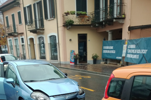 Tamponamento in via Garibaldi Tamponamento in via Garibaldi