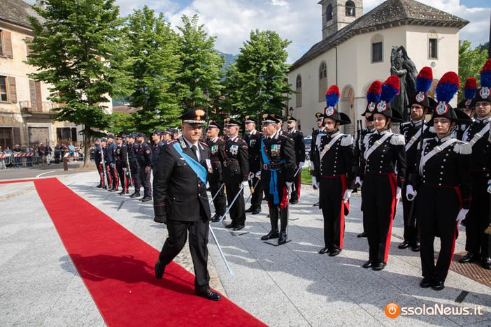 A Domo la celebrazione del 210° di fondazione dell’Arma dei Carabinieri FOTO