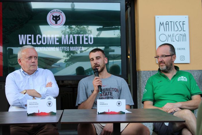 Presentazione ufficiale di Matteo Maruca, nuova guardia della Paffoni Presentazione ufficiale di Matteo Maruca, nuova guardia della Paffoni