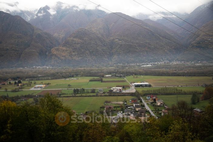 L'area alle porte di Domodossola,dove potrebbe sorgere l'ospedale nuovo