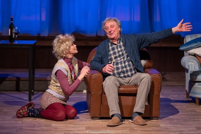 Enzo Iacchetti e Vittoria Belvedere in scena a Il Maggiore Enzo Iacchetti e Vittoria Belvedere in scena a Il Maggiore