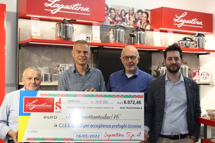 I dipendenti Lagostina sostengono la popolazione ucraina con la “pentola della solidarietà”