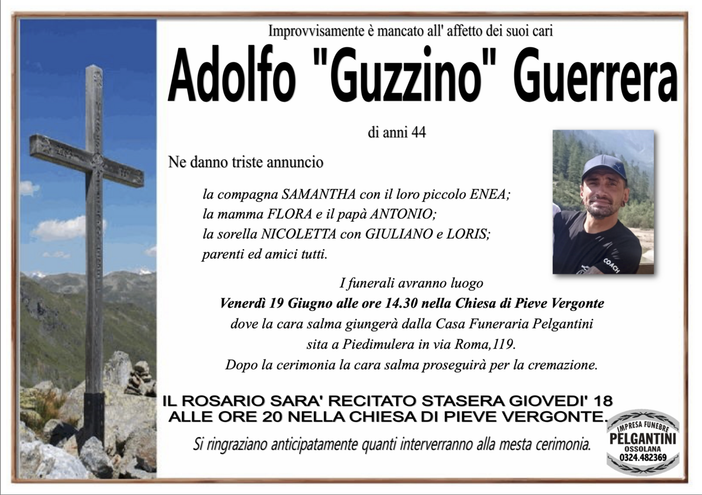 Adolfo "Guzzino" Guerrera di anni 44