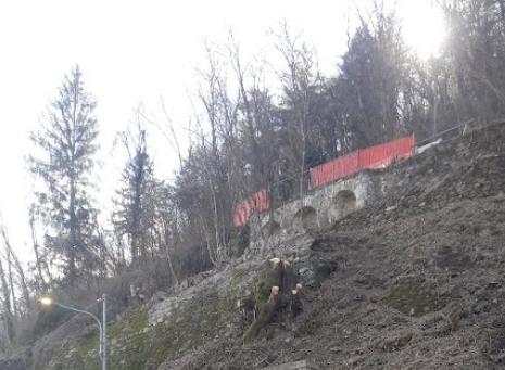 Cannobio, messi in sicurezza i ruderi dell’ex albergo delle terme