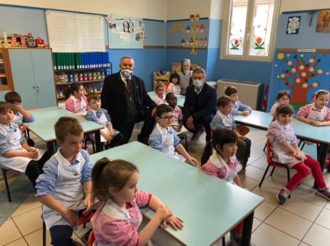 Gravellona, i bambini dell'asilo panettieri per un giorno