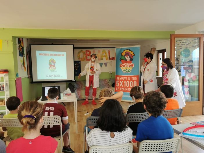 La clown terapia al centro giovanile comunale di Baveno