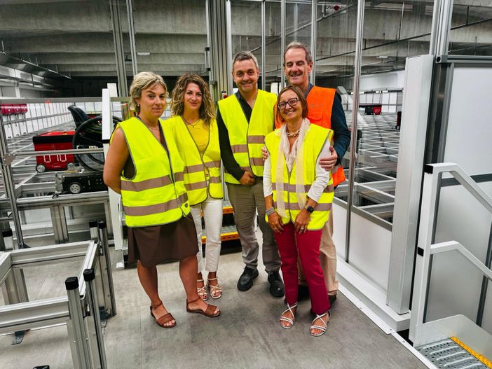 Logistica e innovazione: i direttori generali delle Asl di Novara e Vco in visita al magazzino sanitario Musa