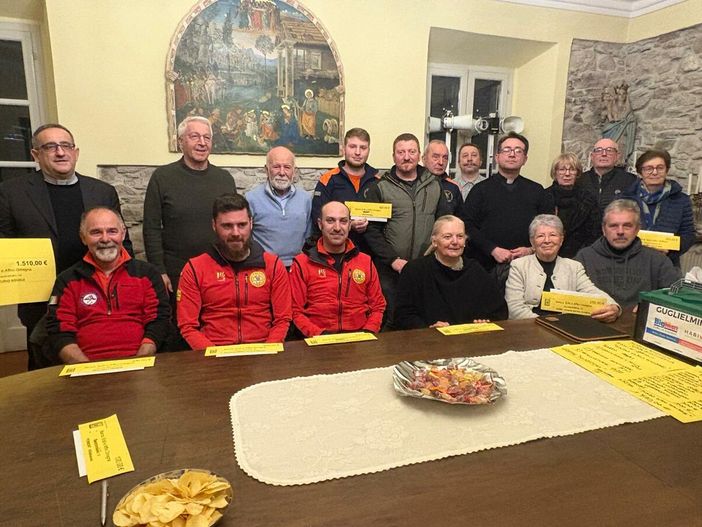 Festa degli edili, oltre 5mila euro donati a enti del Cusio