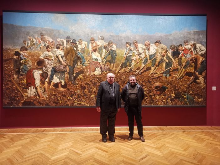 Il vescovo di Novara Franco Giulio Brambilla in visita al Museo del Paesaggio di Verbania Il vescovo di Novara Franco Giulio Brambilla in visita al Museo del Paesaggio di Verbania