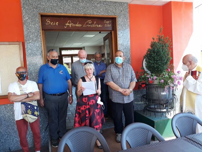 Cireggio, intitolata ad Amedeo Cristina la sala da pranzo del circolo Cireggio, intitolata ad Amedeo Cristina la sala da pranzo del circolo