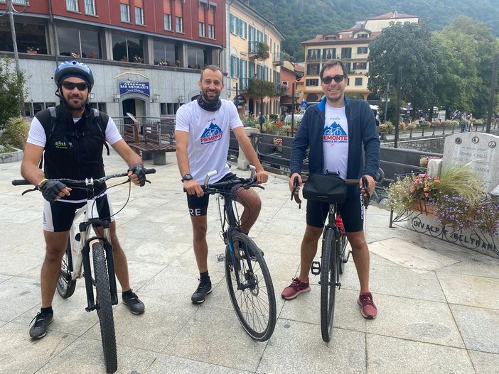 Tour in bicicletta nel Vco di Daniele Valle (Pd): alla ricerca del dialogo con i cittadini