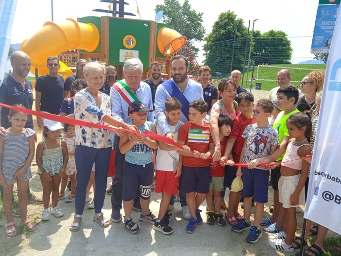 Inaugurato il parco giochi inclusivo all’Arena FOTO