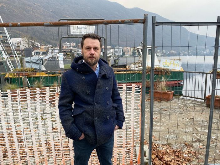 Ripresi i lavori per i nuovi pontili a Omegna